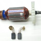 Makita Tipi Hs 7601 Endüvi Rotor Kollektör Ve Kömürü
