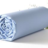Makiteks 100 Pamuklu Acik Mavi 90X190+50X70 Tek Kisilik Lastikli Carsaf Takimi