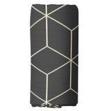 Makiteks Geometrik Jeha Antrasit 100x200 cm 50x70 cm Tek Kişilik Lastikli Çarşaf Seti