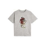 makiteks Pamuk Penye Erkek Çocuk Baskılı Tshirt Tişört 5 6 7 8 9 10 11 12 13 14 yaş Futbol Messi Ronaldo
