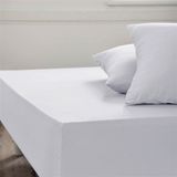 Makiteks Pamuklu Saten Kırık Beyaz 120X200 Tek Kişilik Lastikli Çarşaf ve Yastık Kılıfı Takımı - 120 x 200 cm - Ekru