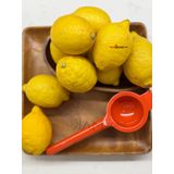 Makkam Home Renkli Döküm Limon Sıkacağı Limon Presi Büyük Boy, Rennkli Metal Limon Sıkacağı, Döküm Naranciye Sıkacağı (Turuncu)