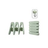 Makker Home 32'li Premium Plastik Yaysız Mandal, Kırılmaz Mandal, Çamaşır Mandalı, Yaysız Mandal, Poşet Klipsi