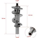 Mako Design Kiwi Uyumlu KMG2603 Kıyma Makinesi Spiral Sürücü Vida - 1 Adet