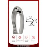 MAKPLASTİK FİTİL PROFİL A341 Çelik Kapı Kasa Alüminyum Fitili GRİ 6 mt - 1 Adet