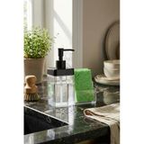 Makri Home 2 Hazneli Mutfak Sıvı Sabunluk- Süngerlikli 350 Ml 350 Ml Siyah