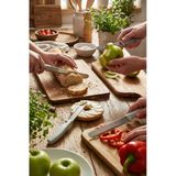 Makri Home 4'Lü Ultra Keskin Tırtıklı Bıçak Seti, Beyaz 22 Cm %100 Garantili Paslanmaz Çelik
