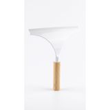 MAKRİ HOME Bambu Saplı Cam ve Yüzey Çekçeği, Duş Kabini ve Ayna Sileceği, 24 cm