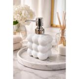 Makri Home Bubble Cam Sıvı Sabunluk, 300 ml - Beyaz, 9,5X6,5X15 cm - 5 x 15 cm