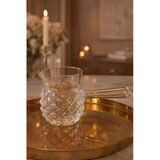Makri Home Isıya Dayanıklı Cam Cezve Kristal 400 Ml, 10 cm Yükseklik, Cam Türk Kahvesi Cezvesi