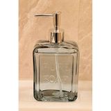 MAKRİ HOME Renkli Cam Sıvı Sabunluk, 500 ml, Mavi