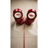Makro Renkli Hotmelt Koli Bandı Kırmızı 45MM×100 Metre 6'lı