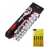 Makro Yapı Makro Yapı 12'li Cırcırlı Lokma Takımı 1/2'' Lokma Seti ve Soma 5 Li Dekupaj Ucu