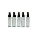 makrobay 5 Adet Boş Sprey Kapaklı Kolonya,dezenfekten,parfüm Siyah Şişe 100 Ml TYBU1RTIBBCVW4DM92
