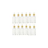 makrobay 50 Cc Cam Damlalıklı Amber Şişe [50 Cc=50ml X 12 Adet] / Ecza Şişesi / Dropper Şişe şeffaf cam