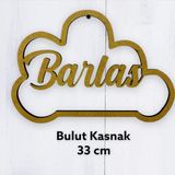 Makrome İçin Ham Kasnak Ahşap Kapı Süsü İsimlik Yenidoğan Hediyelik Mdf (32 cm)