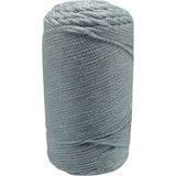 Makrome Ipi 3 mm Polyester Gri Simli