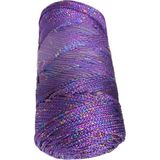 Makrome Ipi 3mm Polyester Mor Simli