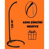 Makrome Salıncak Ayağı 220 cm - Siyah
