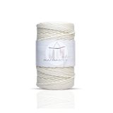 Makromecity 3 Büküm Pamuk Makrome Ipi 3mm Üç Büküm Taranan Makrome Halat Ip 250 Gr Ekru