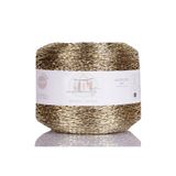 Makromecity Premium 320 M Simli Metalik Ip Parlak Çanta Rafya Örme Ip Metalik Abiye Ip 250 Gr Açık Sarı