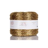 Makromecity Premium 320 M Simli Metalik Ip Parlak Çanta Rafya Örme Ip Metalik Abiye Ip 250 Gr Altın