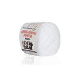 Makromecity Premium Amigurumi İpi Punch (PANÇ) Baby Soft Cotton 50 gr Örgü İp Beyaz