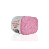 Makromecity Premium Amigurumi İpi Punch (PANÇ) Baby Soft Cotton 50 gr Örgü İp Şeker Pembe