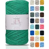 Makromecity Premium Koton Pamuk Makrome Ipi Benetton 200 gr 150 Metre 2mm Cotton Zincir Makrome Çanta Ipi Supla Ipi