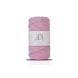 Makromecity Premium Koton Pamuk Makrome Ipi Şeker Pembe 200 gr 150 Metre 2mm Cotton Makrome Çanta Ipi Supla Ipi