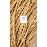 Makromİps MAKROME İP (10 metre 6,5-7 mm) DİKİLEBİLİR BOYANABİLİR PAMUK DOKUMA TRESS HASIR İPİ DUVAR TABAĞI