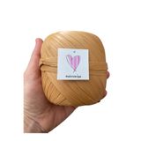 Makromİps Premium (100 GR) Polyester Rafya Kâğıt Ip Bodrum Deri Görünümlü Saten Milano Muadili Çanta Ipi