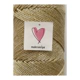 Makromİps SİMLİ POLYESTER MAKROME İPİ PARLAK ABİYE ŞIK IŞILTI (1 mm200gr220 m) SUPLA ÇANTA HOBİ EL ÖRGÜ