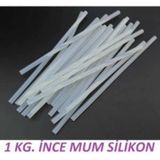 Makroyapimarket Mum Silikon 7.20 MM X30 CM Çubuk Sıcak Silikon İnce Mum 1 KG