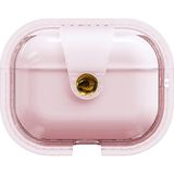 Maks Technology Airpods Pro Uyumlu Mkst Airbag 33 Darbelere Karşı Dayanıklı Magnetik Kılıf-Pembe