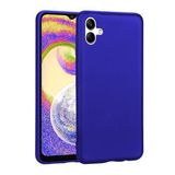 Maks Technology Galaxy A04 Kılıf MKST Premier Silikon Kapak - Saks Mavi