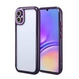 Maks Technology Galaxy A05 Kılıf Kamera Korumalı Renkli Kenar ve Çerçeve Tasarımlı MKST Vitamin Kapak-Derin Mor