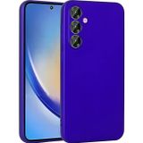 Maks Technology Galaxy A35 Kılıf MKST Premier Silikon Kapak - Saks Mavi
