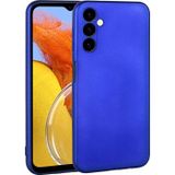 Maks Technology Galaxy M14 Kılıf MKST Premier Silikon Kapak - Saks Mavi