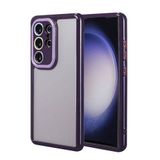 Maks Technology Galaxy S23 Ultra Kılıf Kamera Korumalı Renkli Kenar ve Çerçeve Tasarımlı MKST Vitamin Kapak-Derin Mo