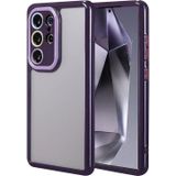 Maks Technology Galaxy S24 Ultra Kılıf Kamera Korumalı Renkli Kenar ve Çerçeve Tasarımlı MKST Vitamin Kapak-Derin Mo