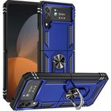 Maks Technology Galaxy Z Flip 4 Uyumlu MKST Vega Kılıf-Mavi