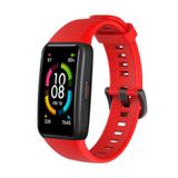 Maks Technology Huawei Band 6 Uyumlu KRD-47 Uyumlu MKST Kordon-Kırmızı