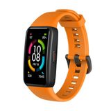 Maks Technology Huawei Band 6 Uyumlu KRD-47 Uyumlu MKST Kordon-Turuncu