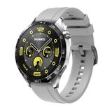 Maks Technology Huawei GT4 22mm Uyumlu MKST- KRD-95 Silikon Kordon-Gri
