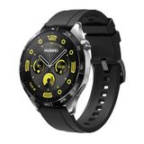 Maks Technology Huawei GT4 22mm Uyumlu MKST- KRD-95 Silikon Kordon-Siyah