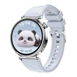 Maks Technology Huawei GT4 41mm Uyumlu MKST KRD-129 18mm Silikon Kordon Strap Kayış-Buz Mavisi