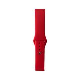 Maks Technology Huawei Honor Magic 2 46mm Band Serisi 22mm Klasik Kordon Silikon Strap Kayış-Brighr Red