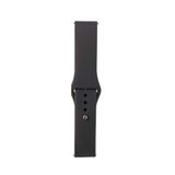 Maks Technology Huawei Honor Magic 2 46mm Band Serisi 22mm Klasik Kordon Silikon Strap Kayış-Gri