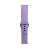 Maks Technology Huawei Honor Magic 2 46mm Band Serisi 22mm Klasik Kordon Silikon Strap Kayış-Lila